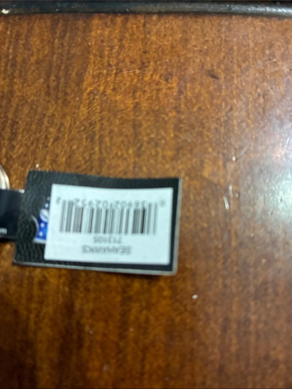 NFL Black Keychain Tag with Logo